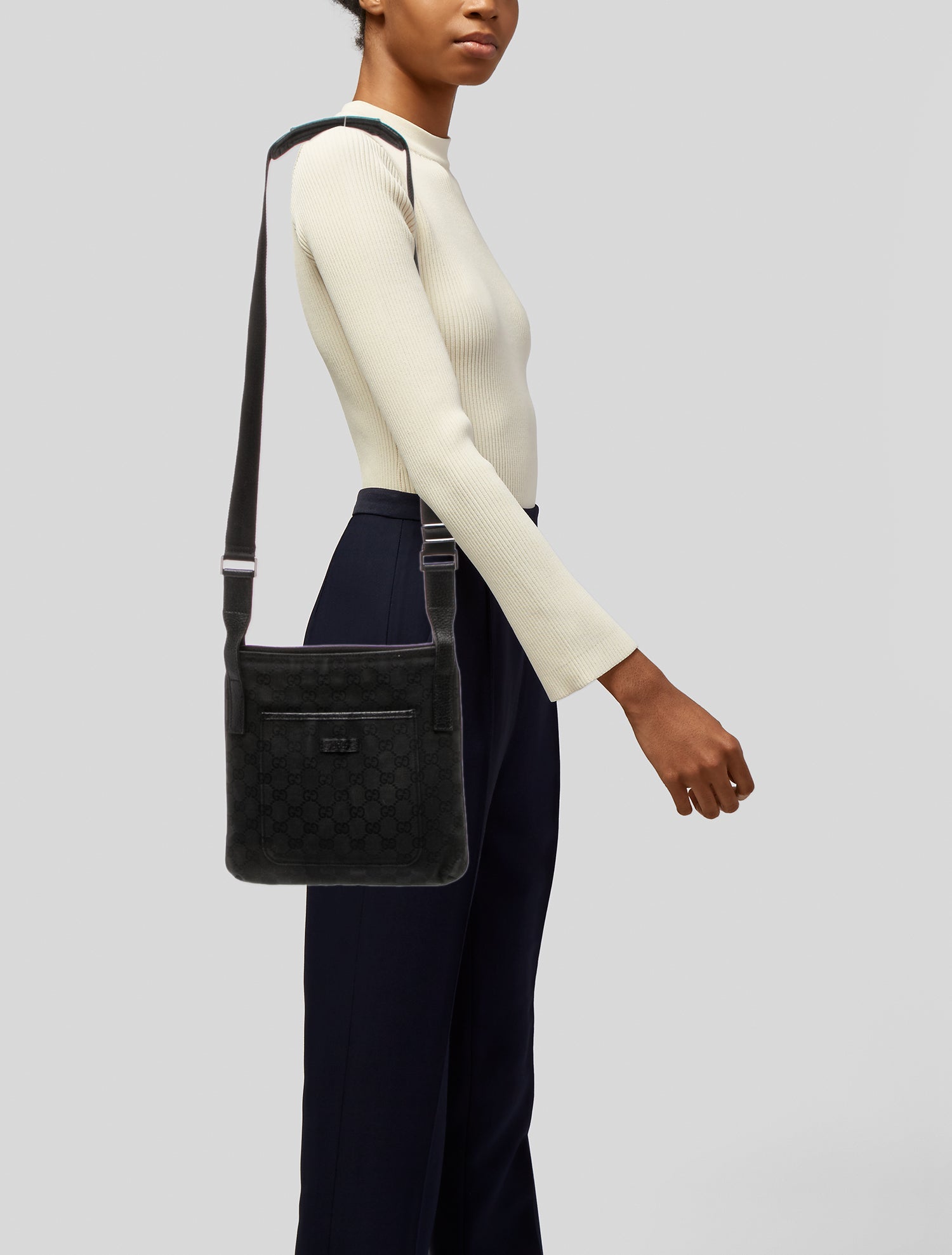 Gucci GG Canvas Messenger Bag