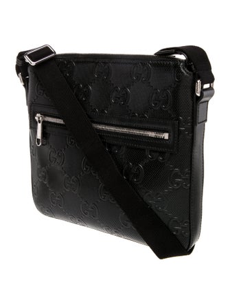 Gucci GG Embossed Messenger Bag
