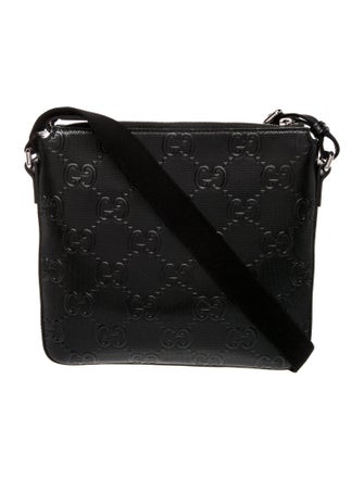 Gucci GG Embossed Messenger Bag