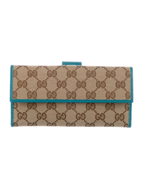 Gucci Continental Wallet GG Canvas Continental Wallet
