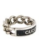 Gucci Enamel Logo Chain Band