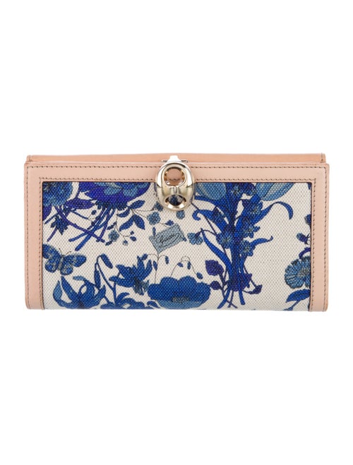 Gucci Flora Print Leather Wallet