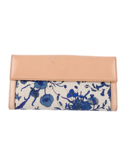 Gucci Flora Print Leather Wallet