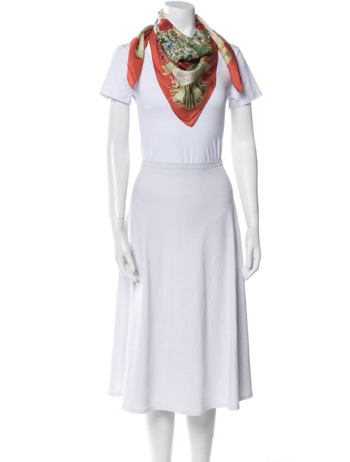 Gucci Silk Flora Print Scarf