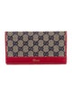 Gucci GG Canvas Canvas Continental Wallet