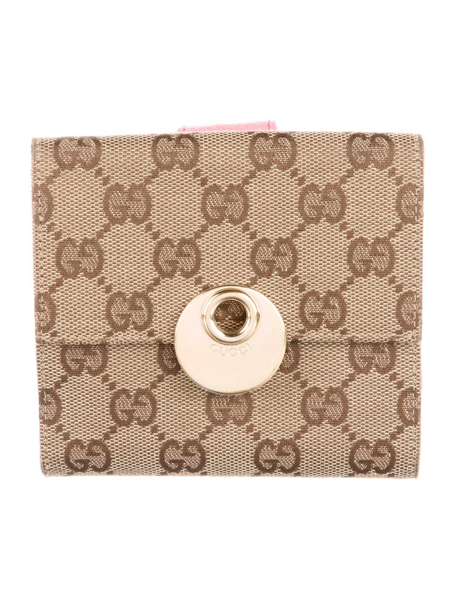 Gucci GG Canvas Canvas French Purse