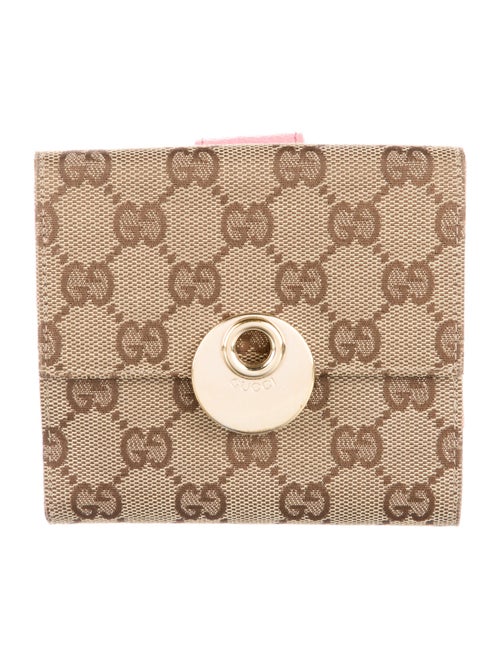 Gucci GG Canvas Canvas French Purse