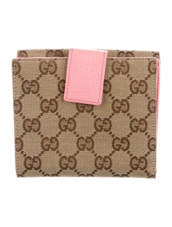 Gucci GG Canvas Canvas French Purse