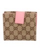 Gucci GG Canvas Canvas French Purse