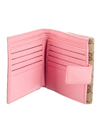 Gucci GG Canvas Canvas French Purse