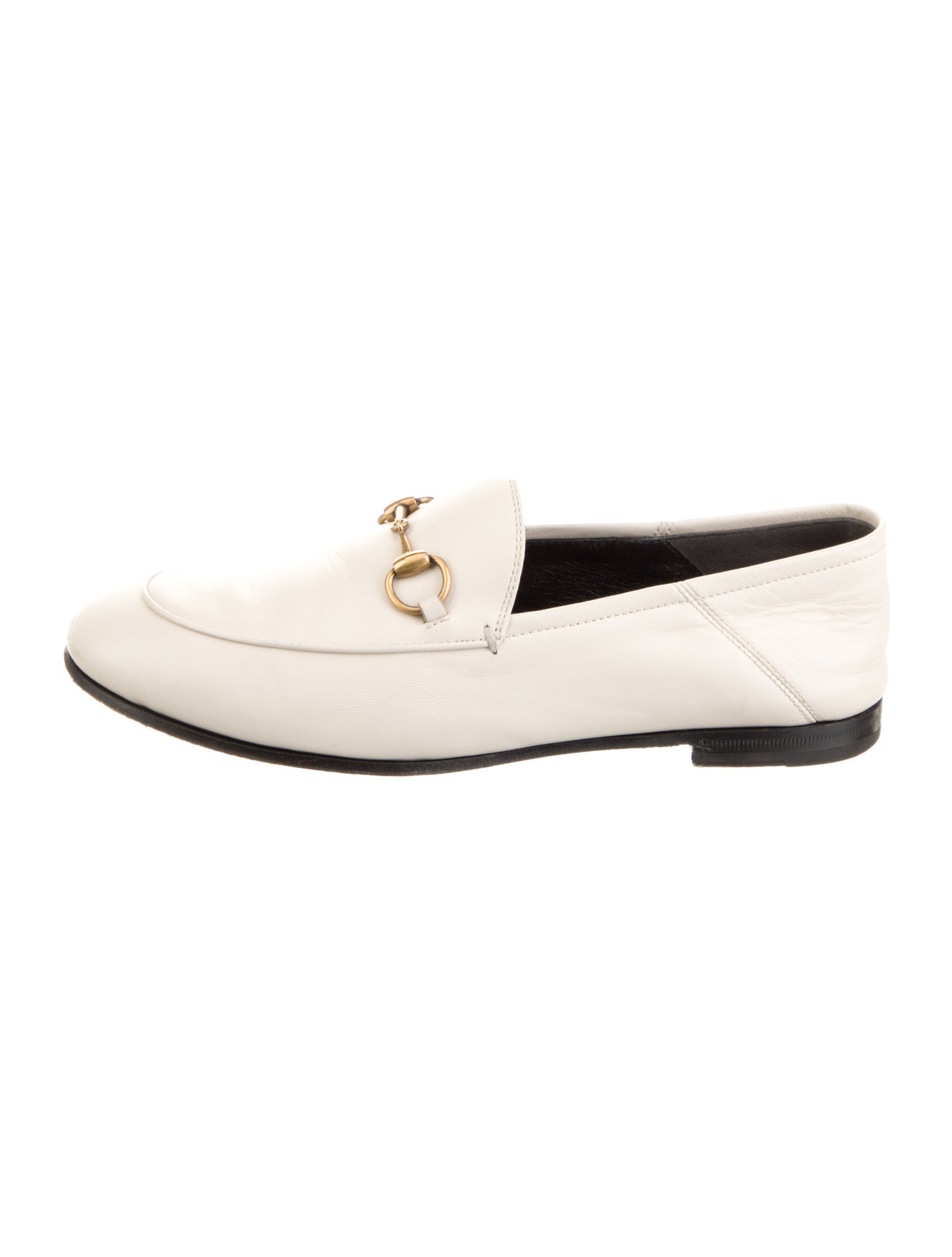 Gucci Horsebit Accent Leather Loafers