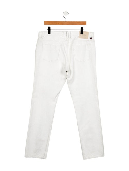 Gucci Web Accent Straight-Leg Jeans