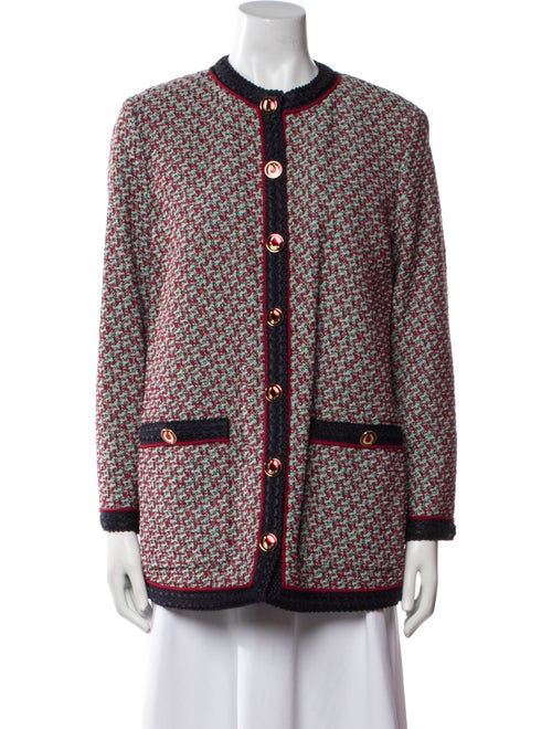 Gucci 2023 Tweed Pattern Evening Jacket