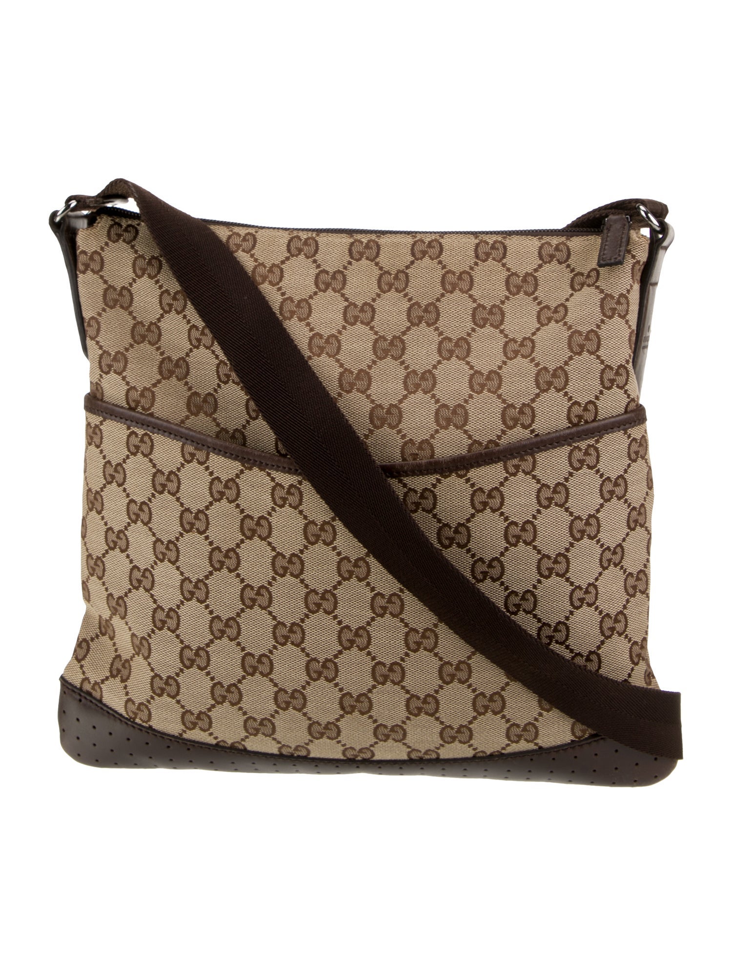 Gucci GG Canvas Shoulder Bag Vintage