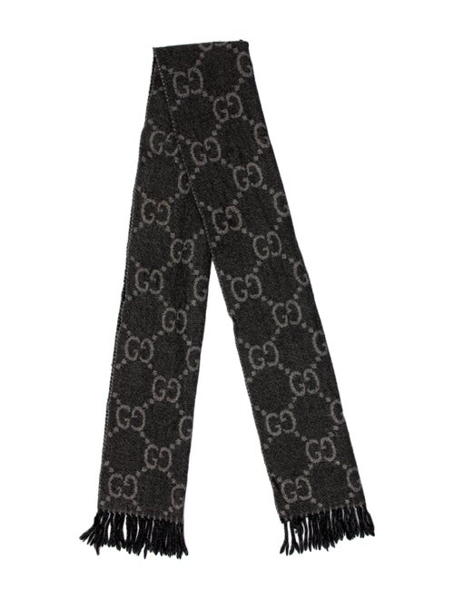 Gucci 'Pursuit of Happiness' Striped Harness Wool Scarf