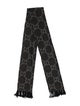 Gucci 'Pursuit of Happiness' Striped Harness Wool Scarf