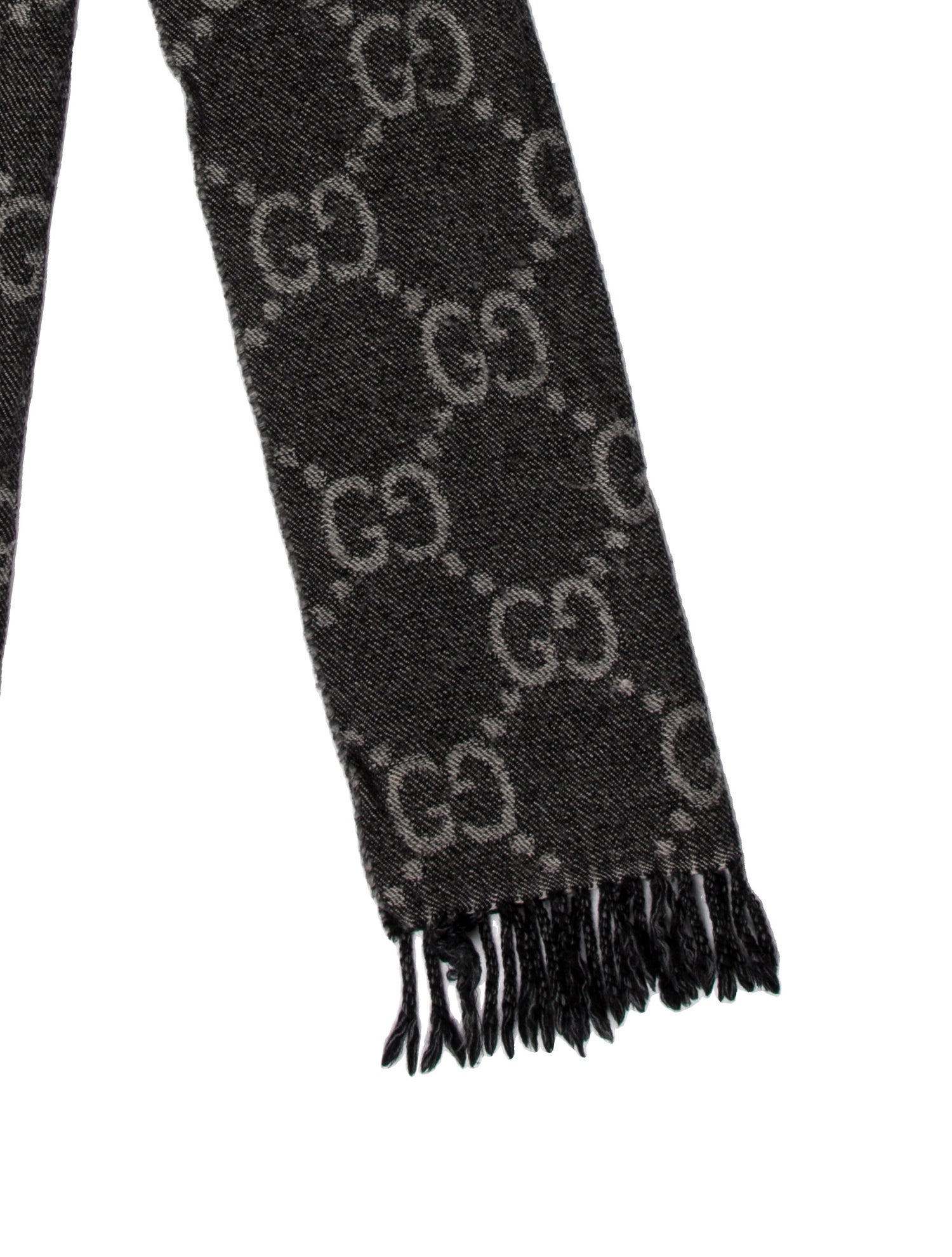 Gucci 'Pursuit of Happiness' Striped Harness Wool Scarf
