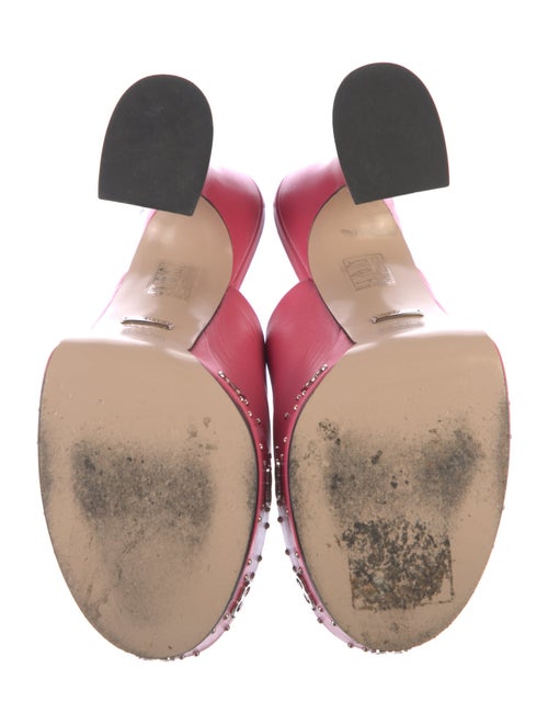 Gucci Interlocking G Logo Leather Slides