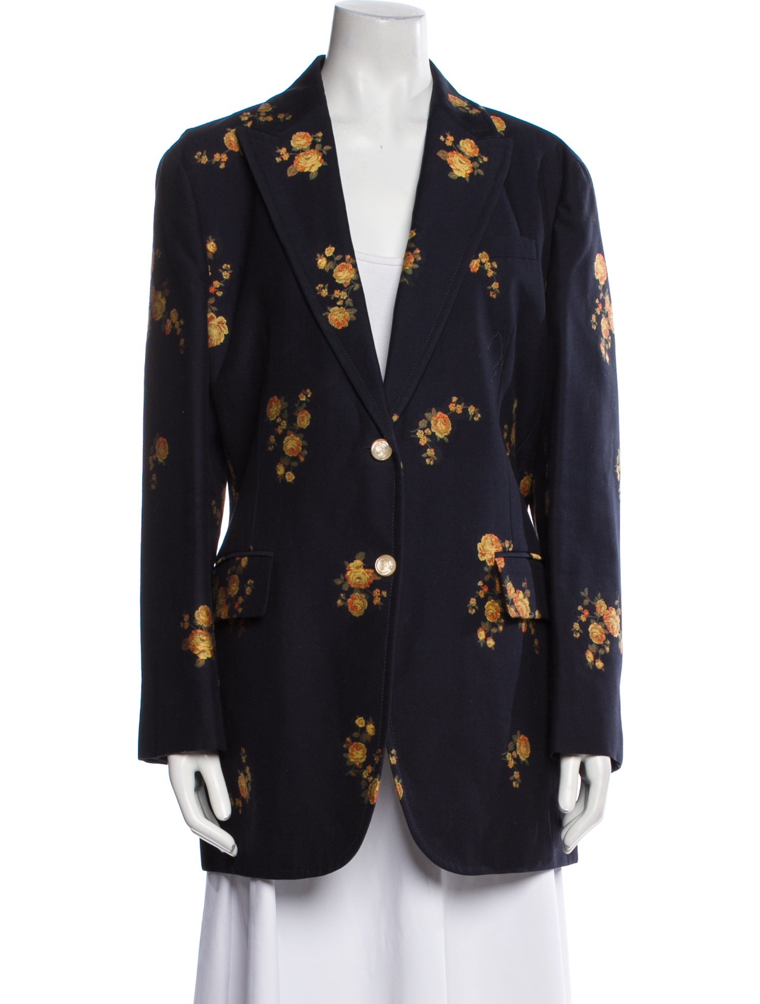 Gucci 2018 Floral Print Blazer