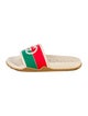 Gucci Interlocking G Logo Rubber Slides