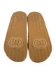Gucci Interlocking G Logo Rubber Slides