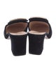 Gucci Velvet Crystal Embellishments Mules
