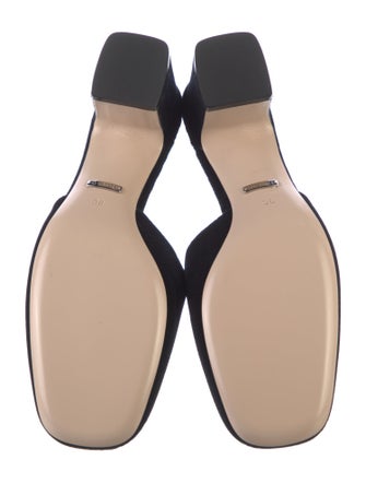 Gucci Velvet Crystal Embellishments Mules