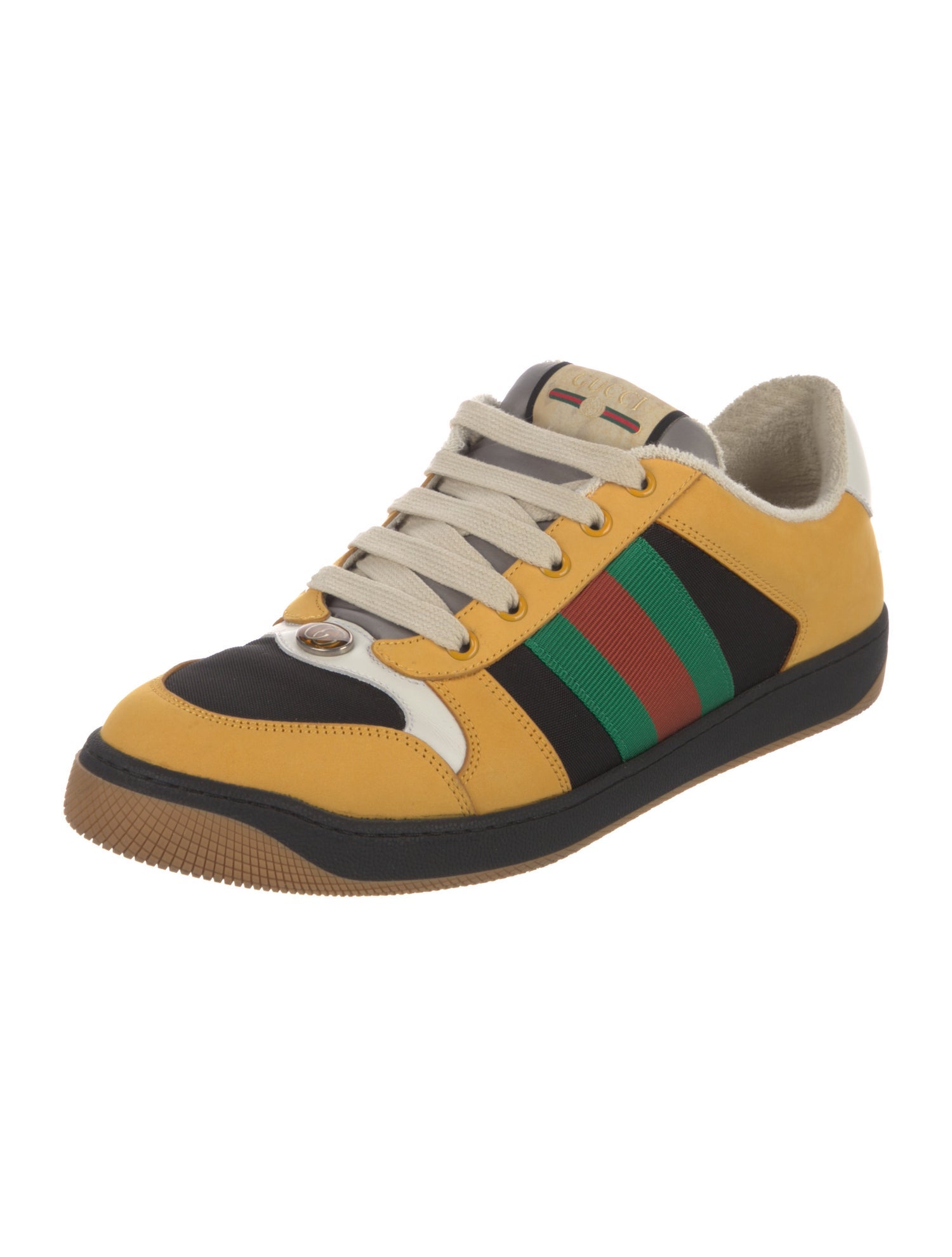 Gucci Web Accent Leather