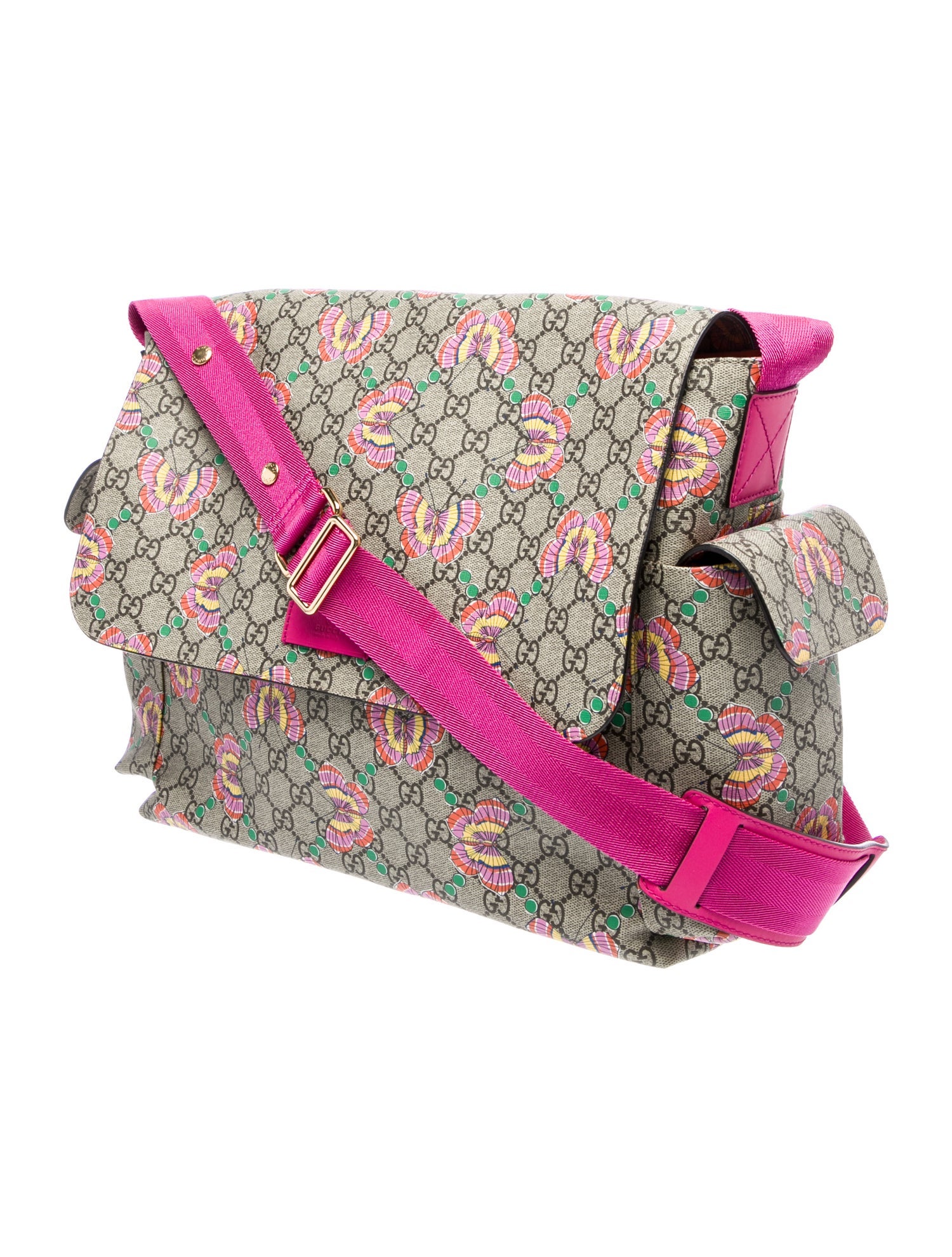 Gucci Kids' GG Supreme Diaper Bag