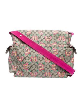 Gucci Kids' GG Supreme Diaper Bag