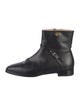 Gucci Double G Logo Leather Boots