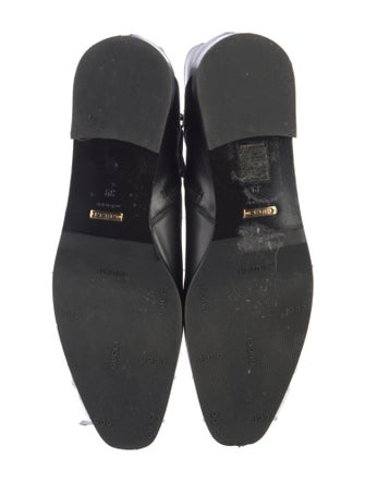 Gucci Double G Logo Leather Boots