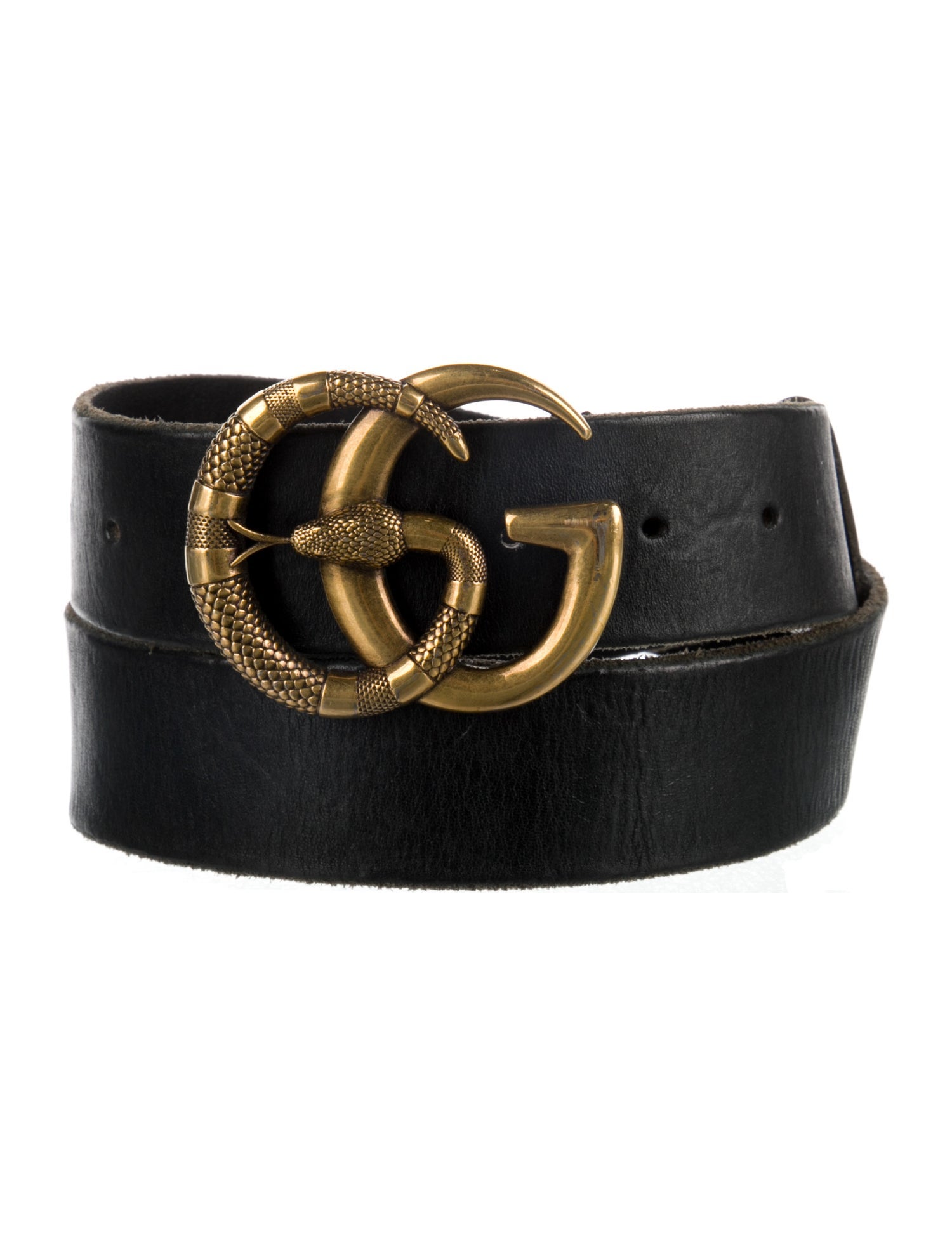 Gucci Double G Logo Leather Belt Kit