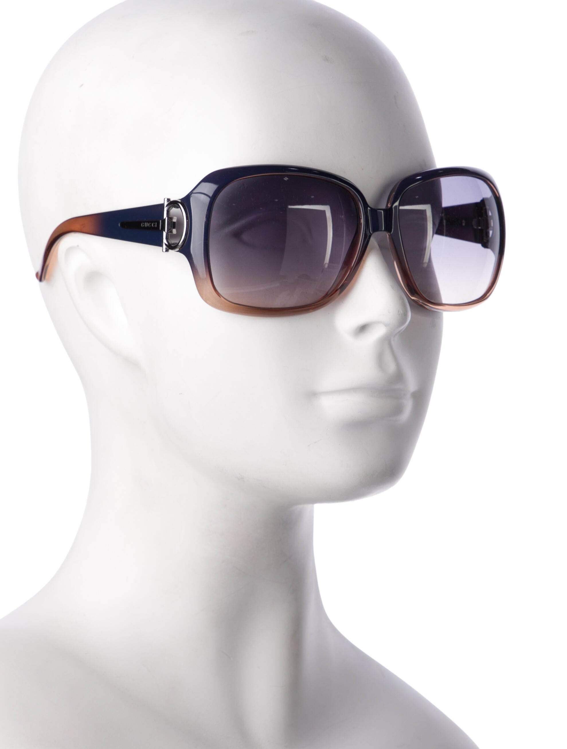 Gucci Interlocking G Logo Oversize Sunglasses