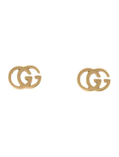 Gucci 18K GG Running Stud Earrings