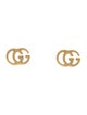 Gucci 18K GG Running Stud Earrings