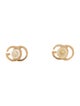 Gucci 18K GG Running Stud Earrings