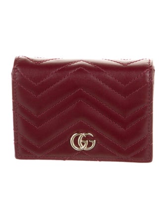Gucci Double G Logo Leather Wallet