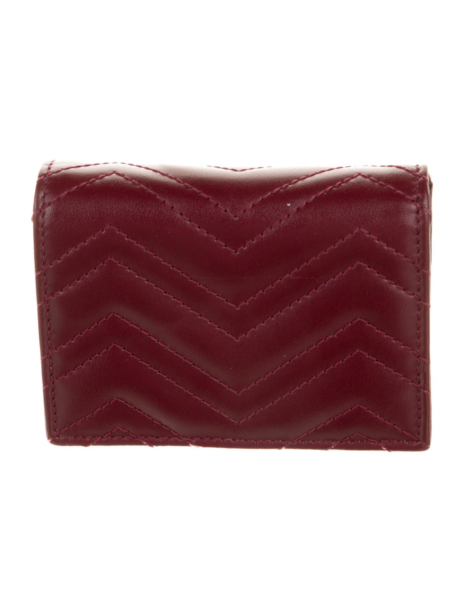 Gucci Double G Logo Leather Wallet