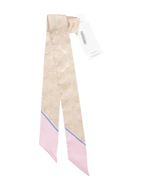 Gucci Silk Blooms Print Scarf
