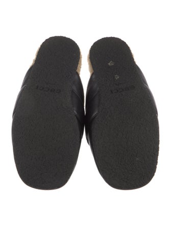 Gucci Horsebit Accent Leather Mules