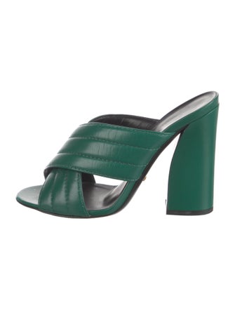 Gucci Leather Slides