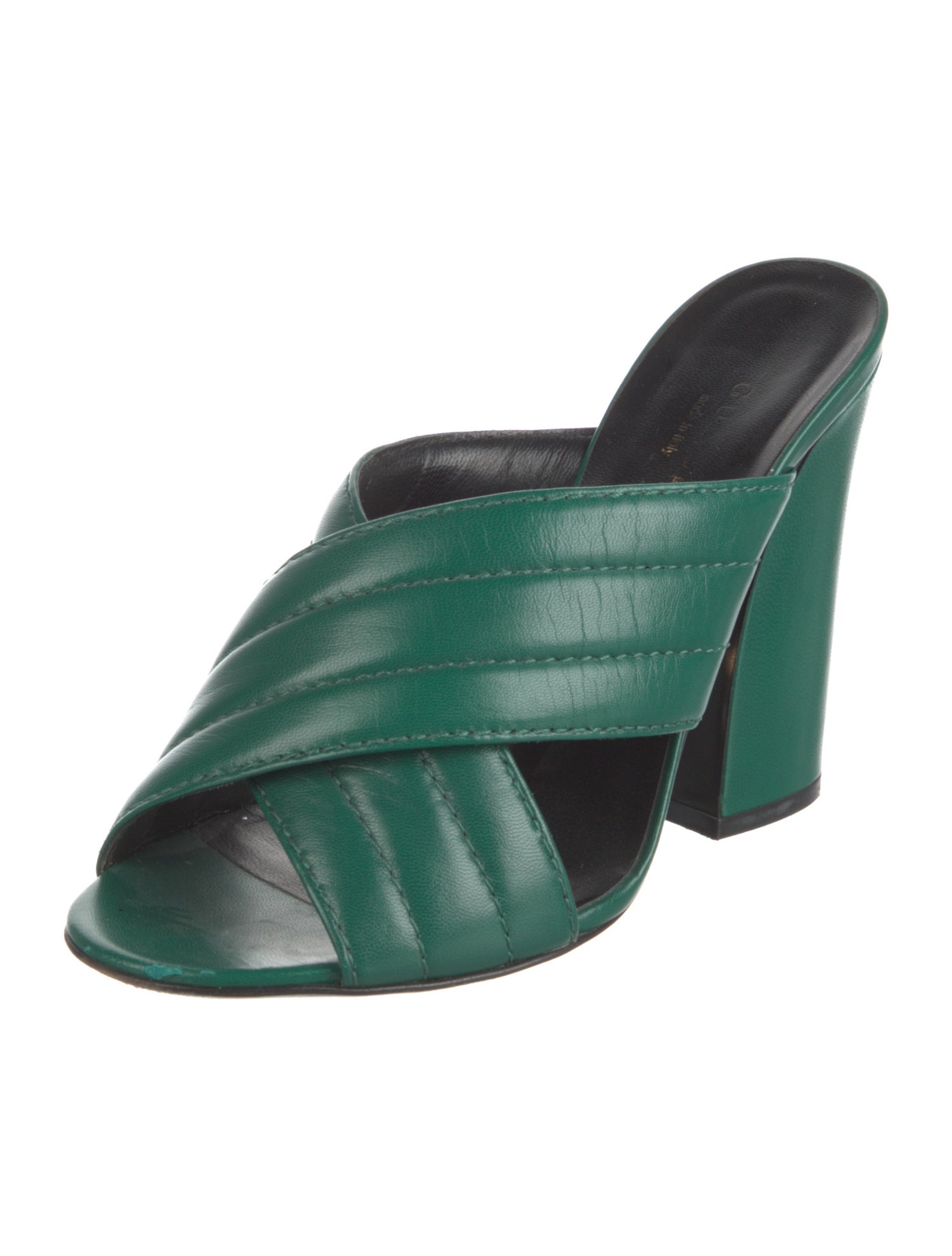 Gucci Leather Slides