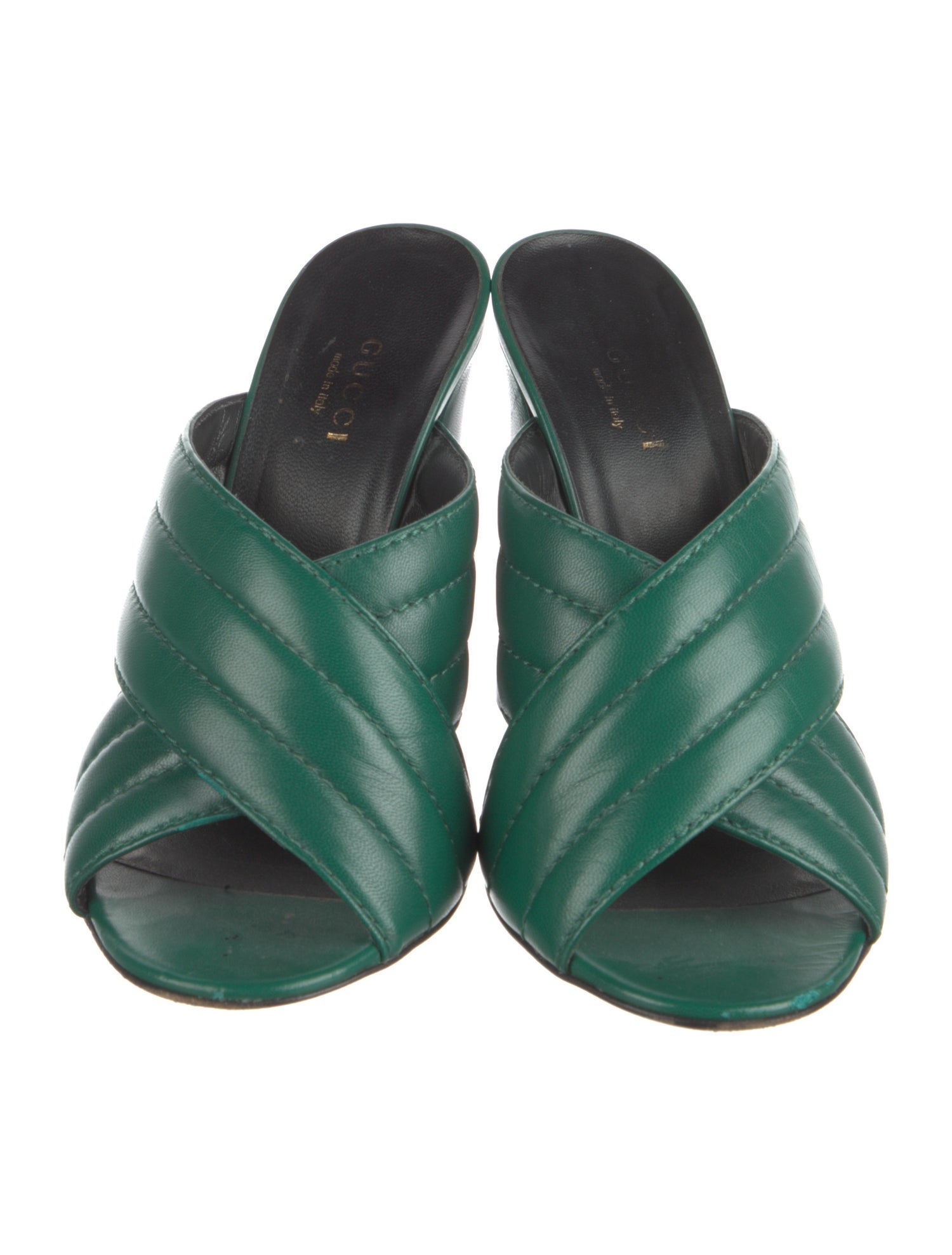 Gucci Leather Slides