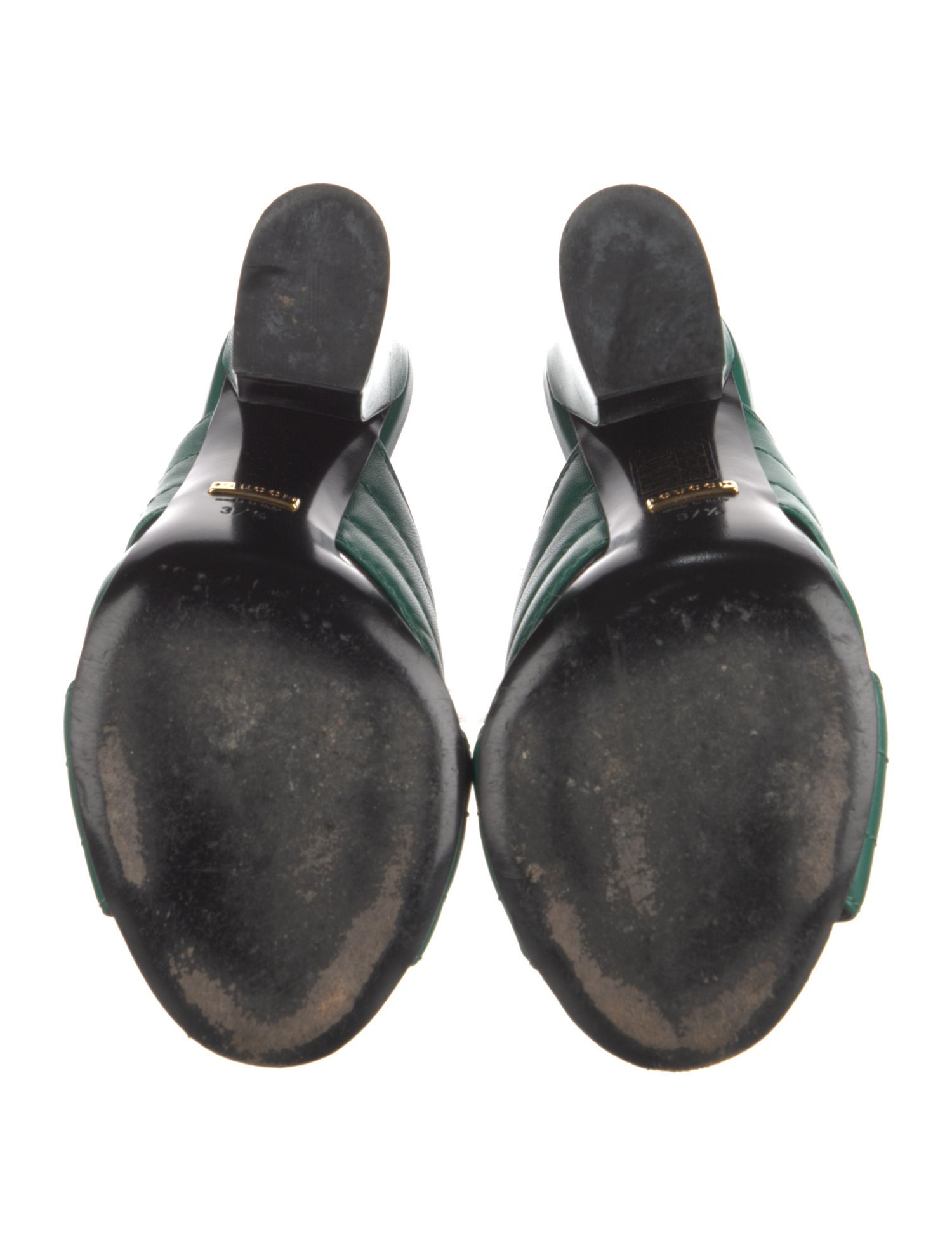 Gucci Leather Slides