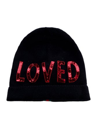 Gucci Loved Sequin Embellished Wool Beanie