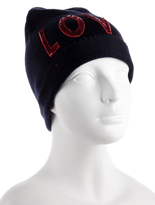 Gucci Loved Sequin Embellished Wool Beanie