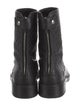 Gucci Microguccissima Pattern Leather Moto Boots