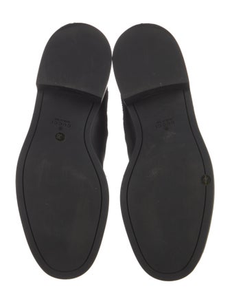 Gucci Microguccissima Pattern Leather Moto Boots