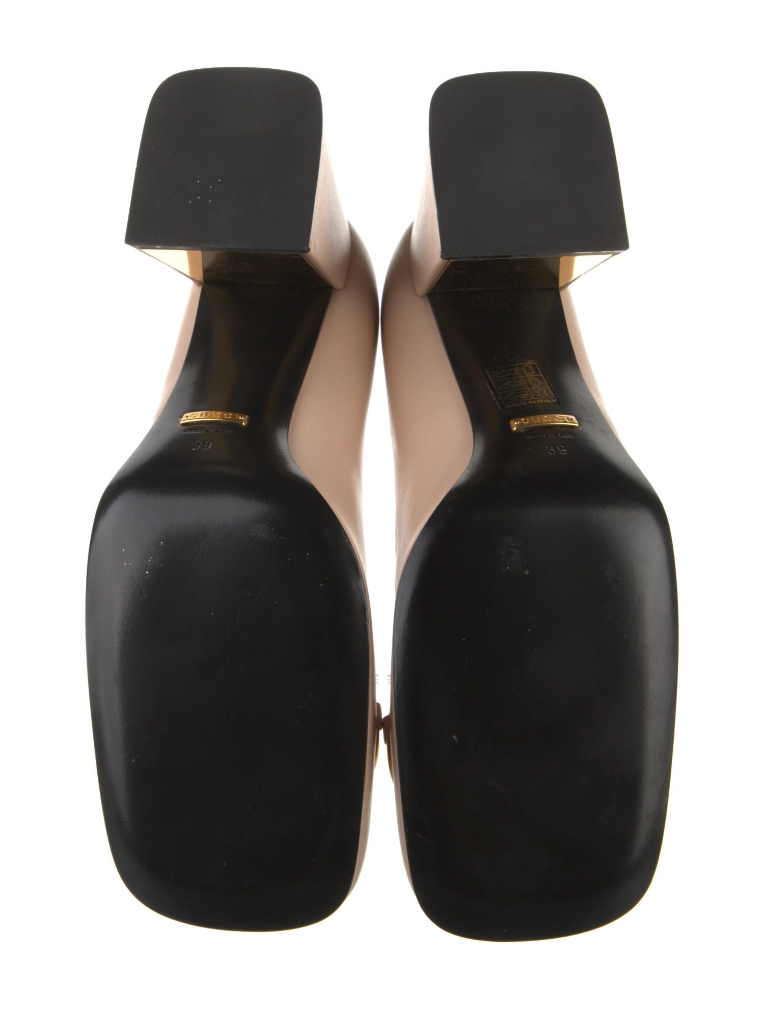 Gucci 1955 Horsebit Accent Leather Pumps